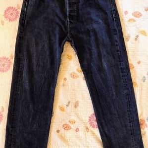 EUC Levi's 36x32 562 Loose Taper Jeans Dark Wash